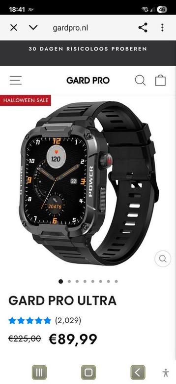 GARD PRO ULTRA smartwatch  beschikbaar voor biedingen