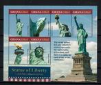 ghana 2016 pf blok vrijheidsbeeld amerika statue of liberty, Ophalen of Verzenden, Postfris, Overige thema's