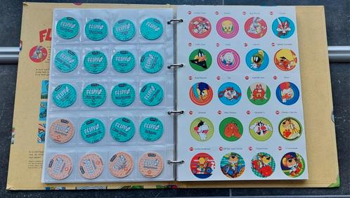 Twee flippo mappen, Verzamelen, Flippo's, Verzameling, Adventure, Cheetos 24 Game, Chester Cheetos, Flying, Guinness Record, Looney Tunes