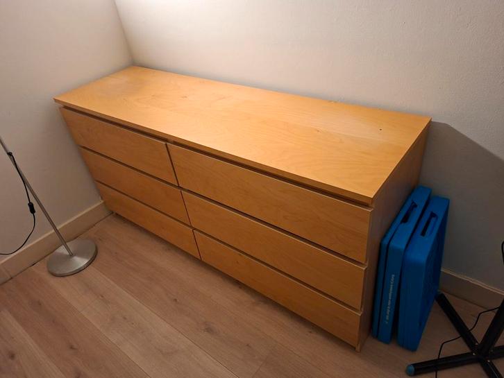 Ikea Malm Ladekast, Huis en Inrichting, Kasten | Ladekasten, Gebruikt, Minder dan 100 cm, 100 tot 150 cm, 25 tot 50 cm, Overige houtsoorten