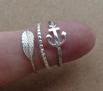 zilveren ringen set STE-BEE 925 [939], Verzenden, Nieuw, Kleiner dan 17, Dame