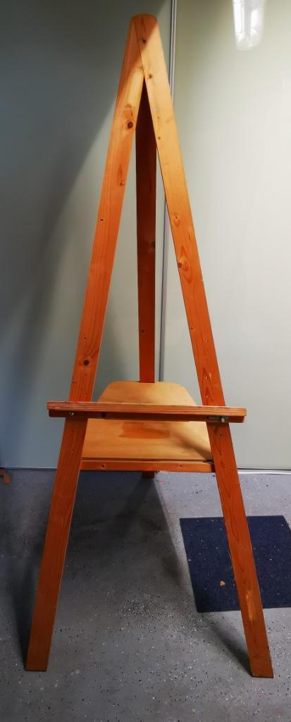 Professionele houten atelier schildersezel ezel staand model, Hobby en Vrije tijd, Schilderen, Gebruikt, Ezel, Ophalen