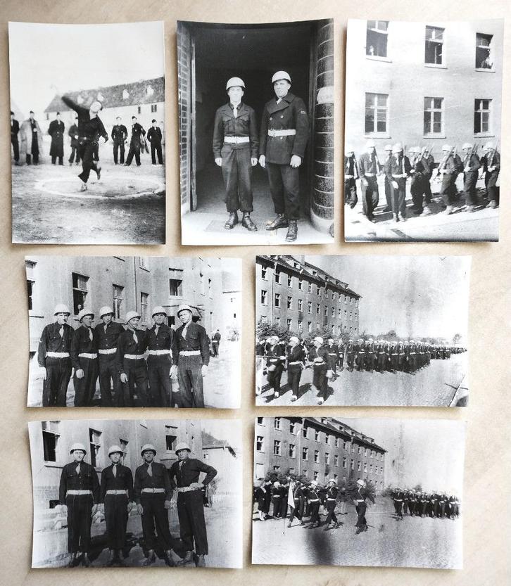 Set van 8 reprofoto's WO1 ? WO2 ? - Oorlog Militair Uniform, Verzamelen, Militaria | Algemeen, Landmacht, Foto of Poster, Ophalen of Verzenden