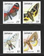 Jamaica 725-728 insecten vlinders motten fauna 1989 serie po, Dier of Natuur, Verzenden, Postfris