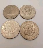 Kennedy Half dollars 4 stuks, Ophalen of Verzenden, Noord-Amerika, Losse munt, Zilver