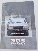 Peugeot 305 autofolder, Boeken, Auto's | Folders en Tijdschriften, Gelezen, Peugeot, Verzenden