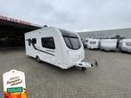Swift Challenger 480 XXl Badkamer enkele bedde, Caravans en Kamperen, Caravans, Standaardzit, Tot en met 2, Ringverwarming, Bedrijf