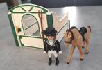 Playmobil Paardenstal met Paard en Ruiter, Ophalen, Zo goed als nieuw, Los playmobil