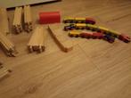 Houten treinbaan, Kinderen en Baby's, Speelgoed | Houten speelgoed, Ophalen of Verzenden, Gebruikt