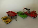Siku VW, Porsche, Mercedes en aanhanger  loop en sloop, Ophalen of Verzenden, Gebruikt, Auto