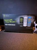 Monster Energy reclamebord – Uniek display, Ophalen of Verzenden