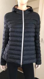 Nr 1 Como. Zwarte puffed jas, vaste capuchon mt.XL, Ophalen of Verzenden, Zo goed als nieuw, Maat 46/48 (XL) of groter, Zwart