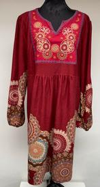 Superleuke rode winterjurk bohemian PAPRIKA t5 ( 48/50), Kleding | Dames, Grote Maten, Ophalen of Verzenden, Zo goed als nieuw