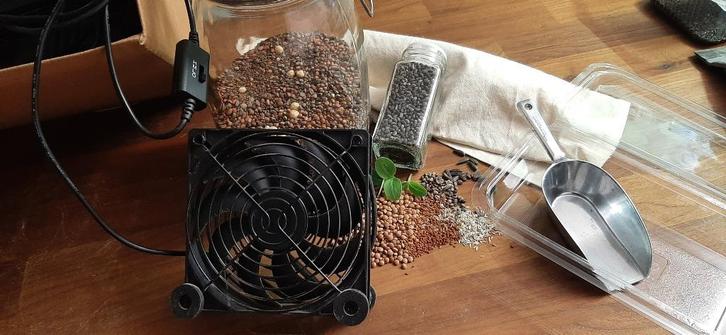 USB Fans + Kweekmaterialen, Witgoed en Apparatuur, Ventilatoren, Gebruikt, Overige, Verzenden