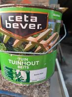 Restpartij tuinbeits. Nog ongeveer 1 liter., Doe-het-zelf en Verbouw, Verf, Beits en Lak, Minder dan 5 liter, Ophalen, Zo goed als nieuw