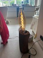 Mooie lamp op boomstam, Ophalen of Verzenden, Zo goed als nieuw, E27 (groot)
