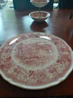 Villeroy & Boch Burgenland rood Taartplateau 32cm € 25.00, Verzenden, Nieuw, Schaal of Schalen, Overige stijlen