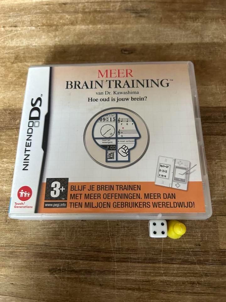 Nintendo DS meer braintraining, Puzzel en Educatief, 1 speler, Ophalen of Verzenden, Zo goed als nieuw