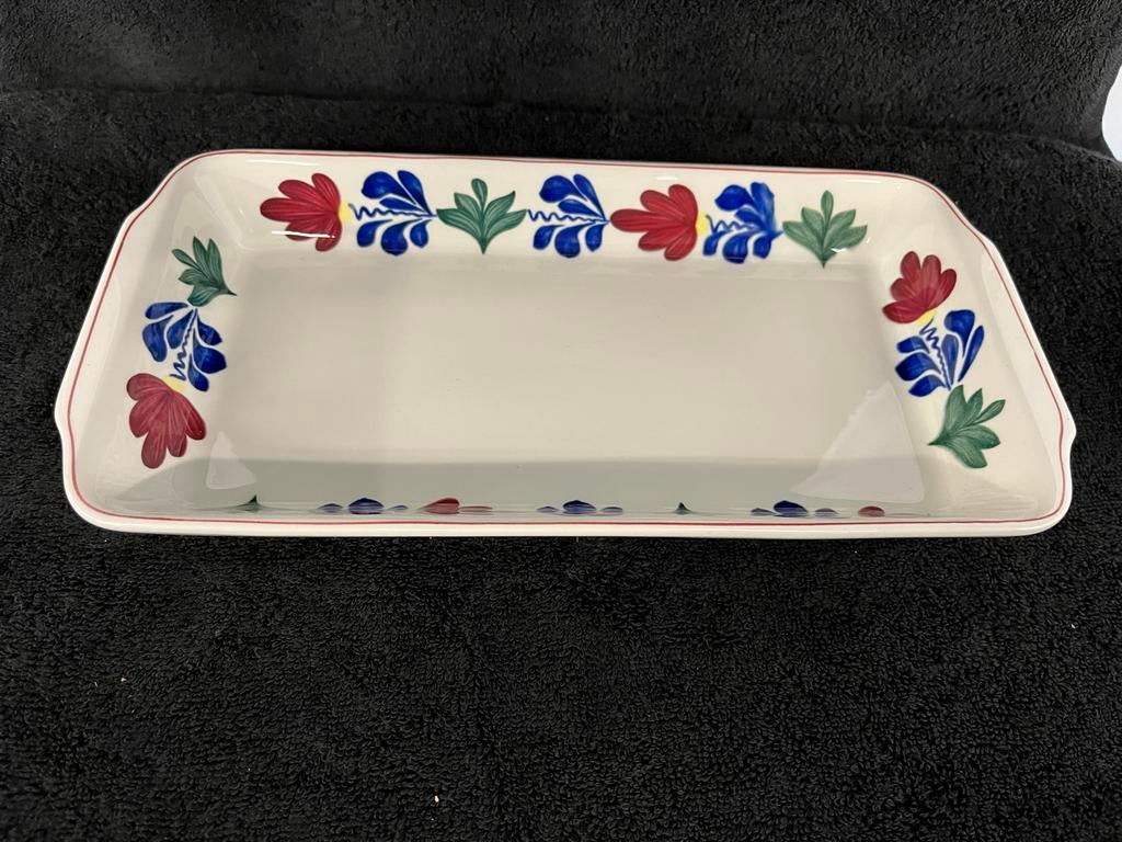 Boerenbont Cakeschaal 30x15 cm, Ophalen of Verzenden
