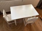 Peuter/kleutertafel en stoeltjes in wit (ikea), Kinderen en Baby's, Ophalen, Zo goed als nieuw, Stoel(en)