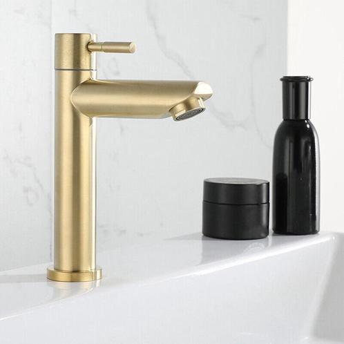 Wastafelkraan GOUD Zwart of RVS Fontein Toilet water kraan, Huis en Inrichting, Keuken | Keukenelementen, Nieuw, Minder dan 100 cm