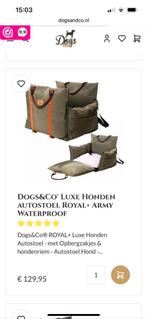 Autostoel e/o reismand van Dogs &Co, nauwelijks gebruikt, Dieren en Toebehoren, Ophalen, Zo goed als nieuw