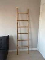 Bamboe ladder Loods 5 – decoratief / handdoekladder, Ophalen, Zo goed als nieuw