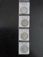 10 cent -  1937 en 1938, Postzegels en Munten, Munten | Nederland, Ophalen of Verzenden, Koningin Wilhelmina, 10 cent, Zilver