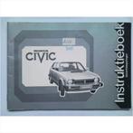 Honda Civic Instructieboekje 1979 #1 Nederlands, Auto diversen, Handleidingen en Instructieboekjes, Ophalen of Verzenden