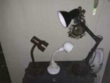 6 x Verschillende Bureau lampen Retro beschikbaar voor biedingen