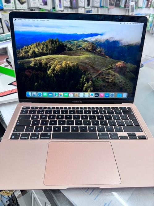 macbook air m1 2020 250ssd/8gb zgan batt 100%+garantie, Computers en Software, Apple Macbooks, Zo goed als nieuw, MacBook Air