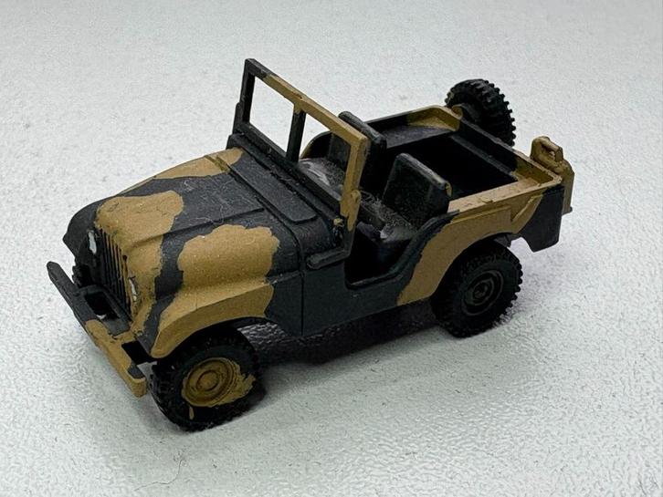Roco Minitanks M38A1 Nekaf camo open IMG6031/2/3/4, Hobby en Vrije tijd, Modelauto's | 1:87, Gebruikt, Auto, Roco, Ophalen of Verzenden