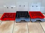 Sorteerkoffers 5 stuks, 42 vakken (max), Ophalen, Zo goed als nieuw