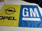 OPEL GM BANNER 60X90 MET BEVESTIGGINGS OGEN MOOIE KLEUR, Ophalen of Verzenden, Nieuw
