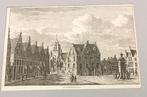 kopergravure Roosendaal oude markt en kerk, 1786, Antiek en Kunst, Ophalen of Verzenden