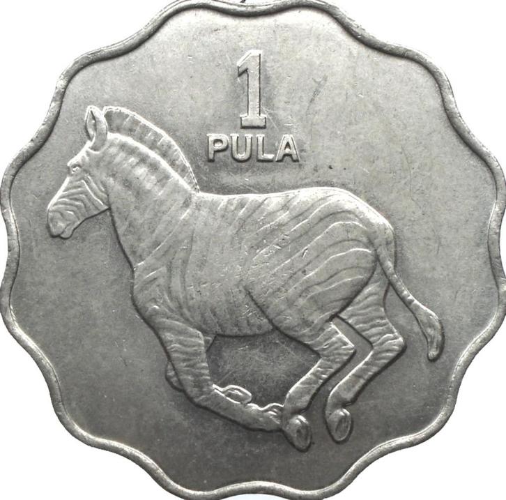 Botswana 1 pula 1977 (UNC), Postzegels en Munten, Munten | Afrika, Losse munt, Overige landen, Ophalen of Verzenden