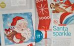 Santa Sparkle Kerst borduurpatroon, Hobby en Vrije tijd, Borduren en Borduurmachines, Ophalen, Nieuw, Handborduren, Patroon