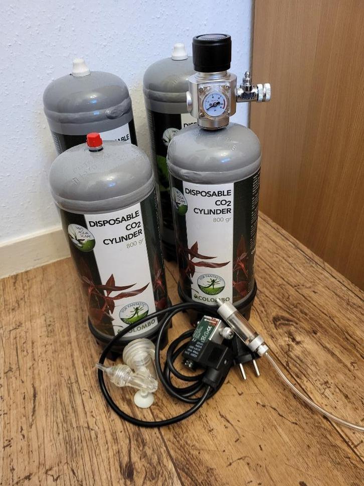 Colombo CO2 profi set – Complete CO2 set, Dieren en Toebehoren, Vissen | Aquaria en Toebehoren, Zo goed als nieuw, Filter of Co2