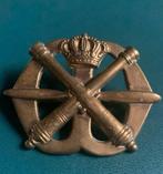 Origineel Baret oud embleem luchtartillerie voor 1963, Ophalen of Verzenden, Marine, Nederland, Embleem of Badge