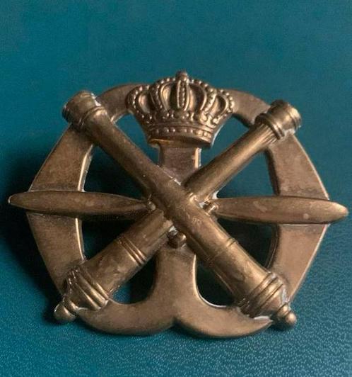 Origineel Baret oud embleem luchtartillerie voor 1963, Verzamelen, Militaria | Algemeen, Marine, Embleem of Badge, Nederland, Ophalen of Verzenden