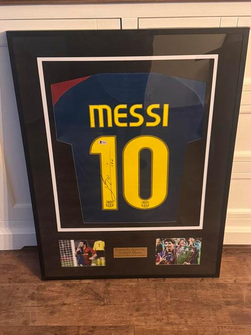 Lionel Messi gesigneerd shirt FC Barcelona + CAO Beckett, Verzamelen, Sportartikelen en Voetbal, Nieuw, Shirt, Buitenlandse clubs