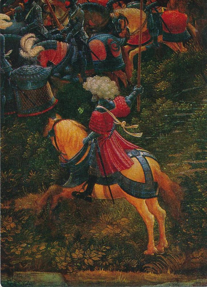 7 Kunstkaarten van Albrecht Altdorfer 1480 - 1538, Verzamelen, Ansichtkaarten | Themakaarten, Ongelopen, 1940 tot 1960, Sterren en Beroemdheden