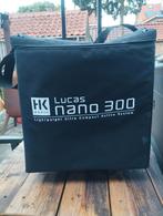 HK Lucas Nano 300 met add on package, roller bag., Ophalen, Zo goed als nieuw, Minder dan 500 watt, P.A.