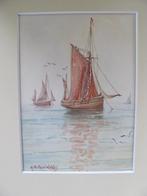 Arthur Webb Miniatuur schilderijtje, Antiek en Kunst, Ophalen of Verzenden