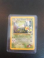 Beedrill Base Set 2 - 9/132 - Rare - Vintage Pokémonkaart, Ophalen of Verzenden, Zo goed als nieuw, Losse kaart, Foil