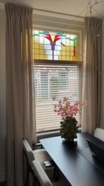 Op maat gemaakte inbetween gordijnen - zo goed als nieuw!, Ophalen, Zo goed als nieuw, Beige, 200 cm of meer