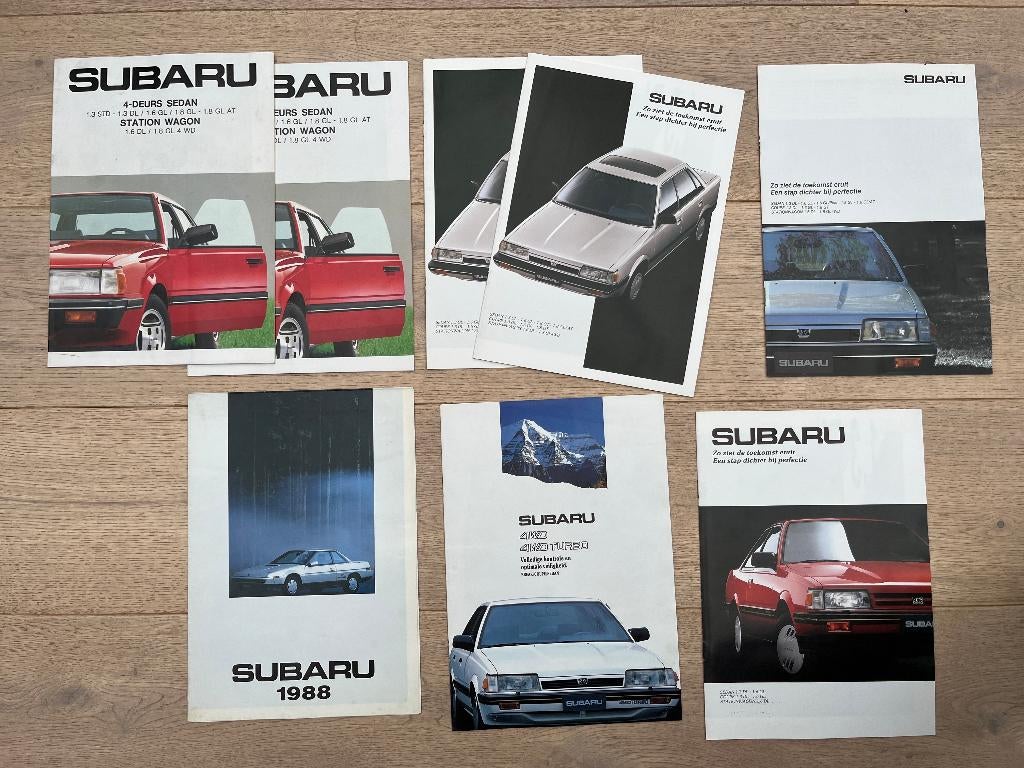SUBARU 1800 & SUBARU GT & SUBARU SEDAN FOLDERS, Ophalen of Verzenden, Zo goed als nieuw, Overige merken