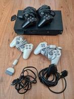 Playstation 2 + 4 controllers, Spelcomputers en Games, Games | Sony PlayStation 2, Gebruikt, 2 spelers, Ophalen of Verzenden, Vanaf 3 jaar