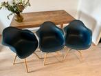 Kuipstoelen blauw, Huis en Inrichting, Stoelen, Ophalen, Zo goed als nieuw, Blauw, Drie