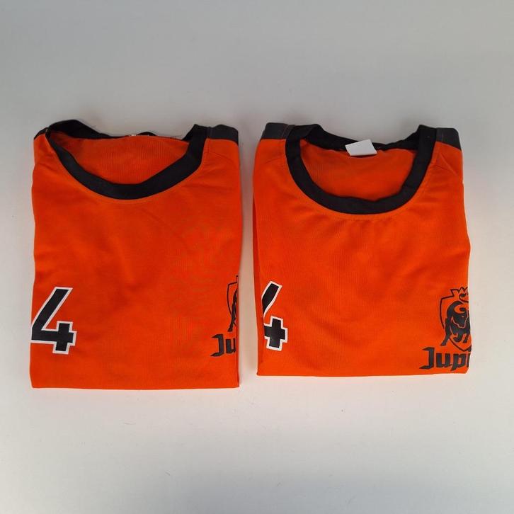 Jupiler oranje shirt “Jup Holland Jup”, 2x maat L, voetbal, Hobby en Vrije tijd, Feestartikelen, Zo goed als nieuw, Overige typen
